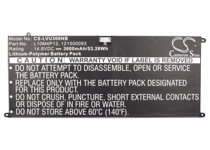 Batteri till Notebook, Bärbar dator för Lenovo IdeaPad U300, IdeaPad U300S