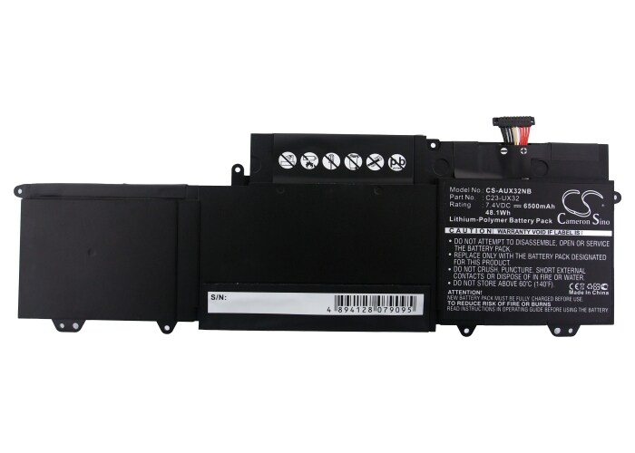 Batteri till Notebook, Bärbar dator för Asus UX32, VivoBook U38N m.fl.