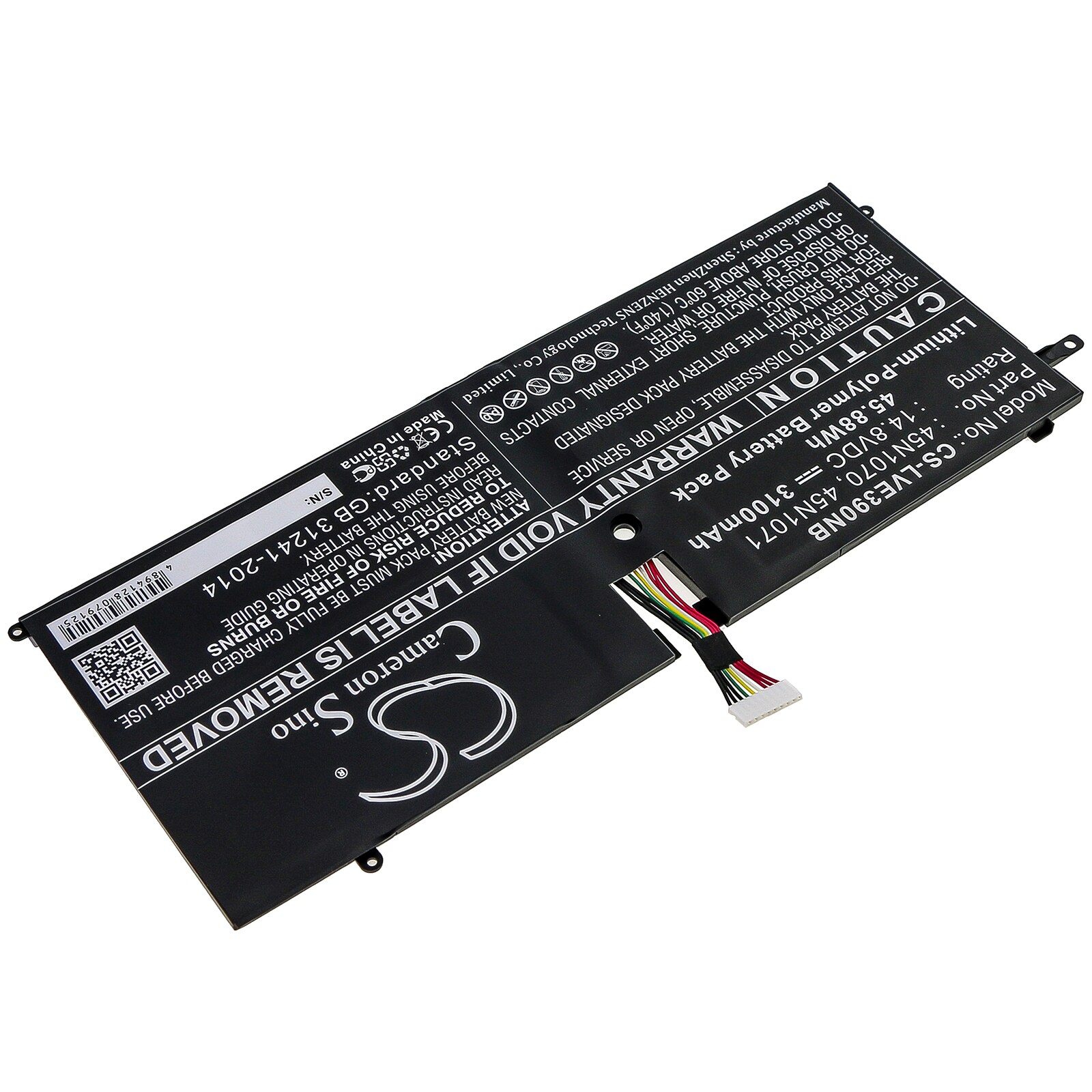 Batteri till Notebook, Bärbar dator för Lenovo ThinkPad X1 Carbon 3460-22U m.fl.