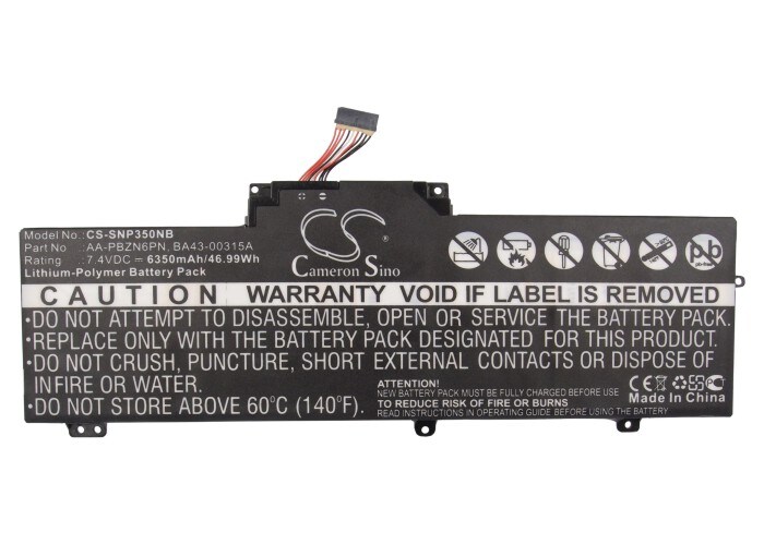 Batteri till Notebook, Bärbar dator för Samsung NP350U2A, NP350U2Y, NP350U2B