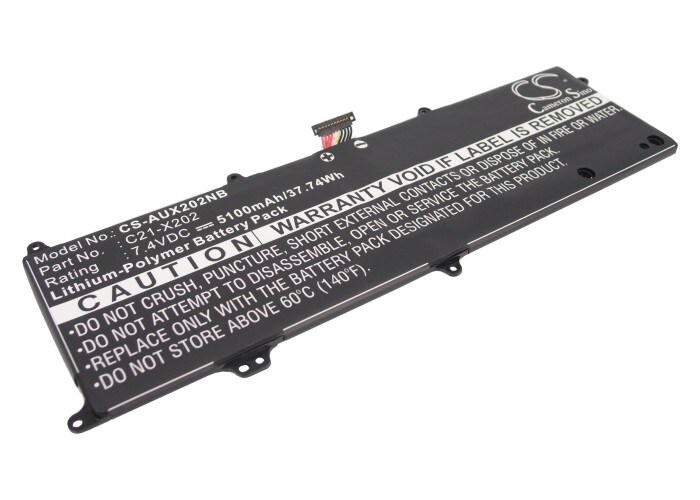 Batteri till Notebook, Bärbar dator för Asus VivoBook S200, VivoBook S200L3217E m.fl.