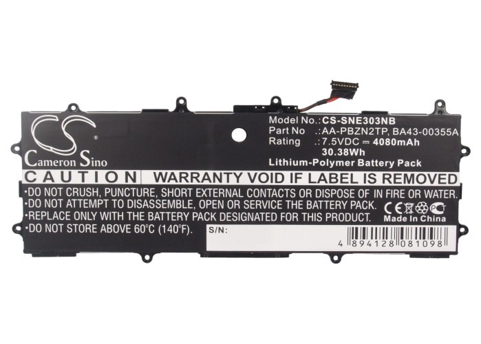 Batteri till Notebook, Bärbar dator för Samsung XE303C12, XE303C12-A01US m.fl.