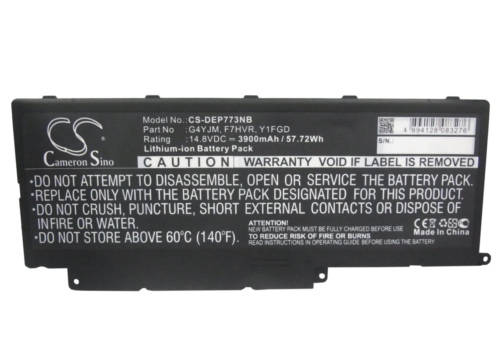 Batteri till Notebook, Bärbar dator för DELL Inspiron 7737, Inspiron 15-7537 P36F m.fl.