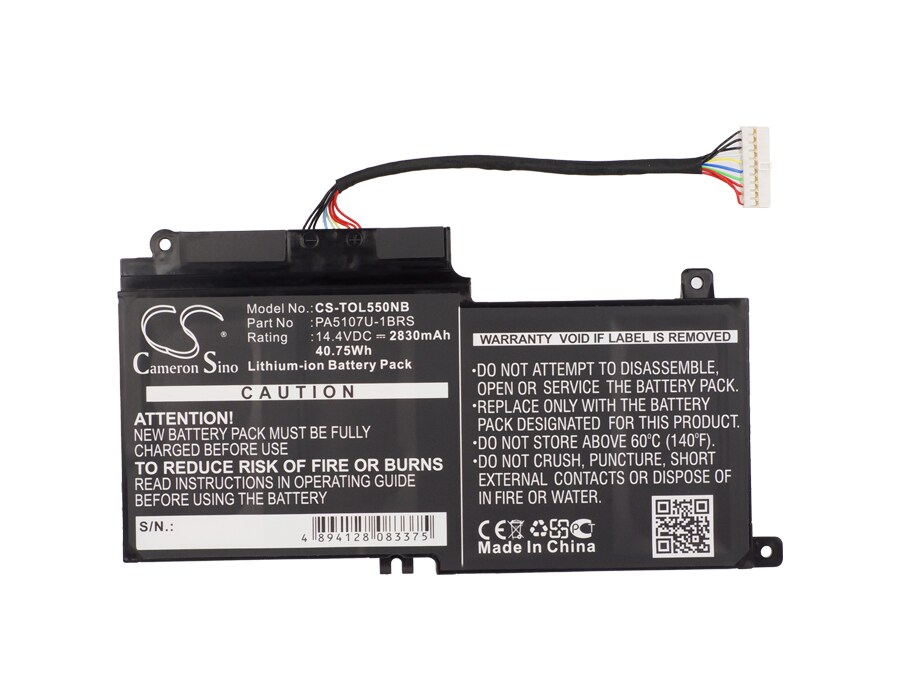 Batteri till Notebook, Bärbar dator för Toshiba Satellite S55t, Satellite L55t m.fl.