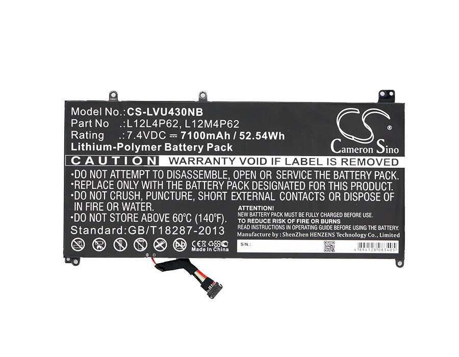 Batteri till Notebook, Bärbar dator för Lenovo IdeaPad U430, IdeaPad U430P m.fl.