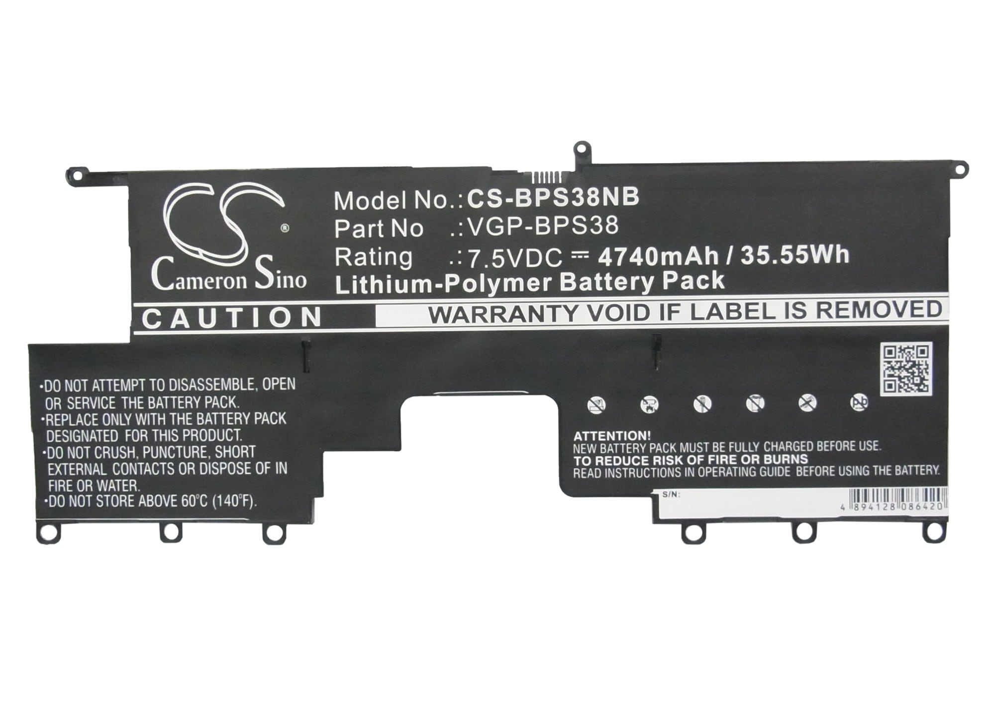 Batteri till Notebook, Bärbar dator för Sony VAIO Pro 13, SVP1322YCW, SVP13229PW m.fl.