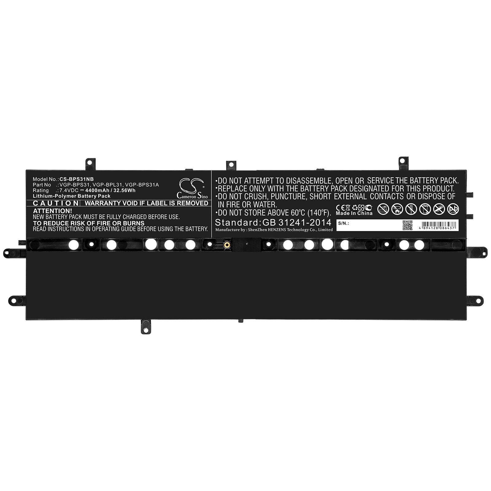 Batteri till Notebook, Bärbar dator för Sony VAIO Duo 11, SVD11215CW/B, SVD11215CG m.fl.
