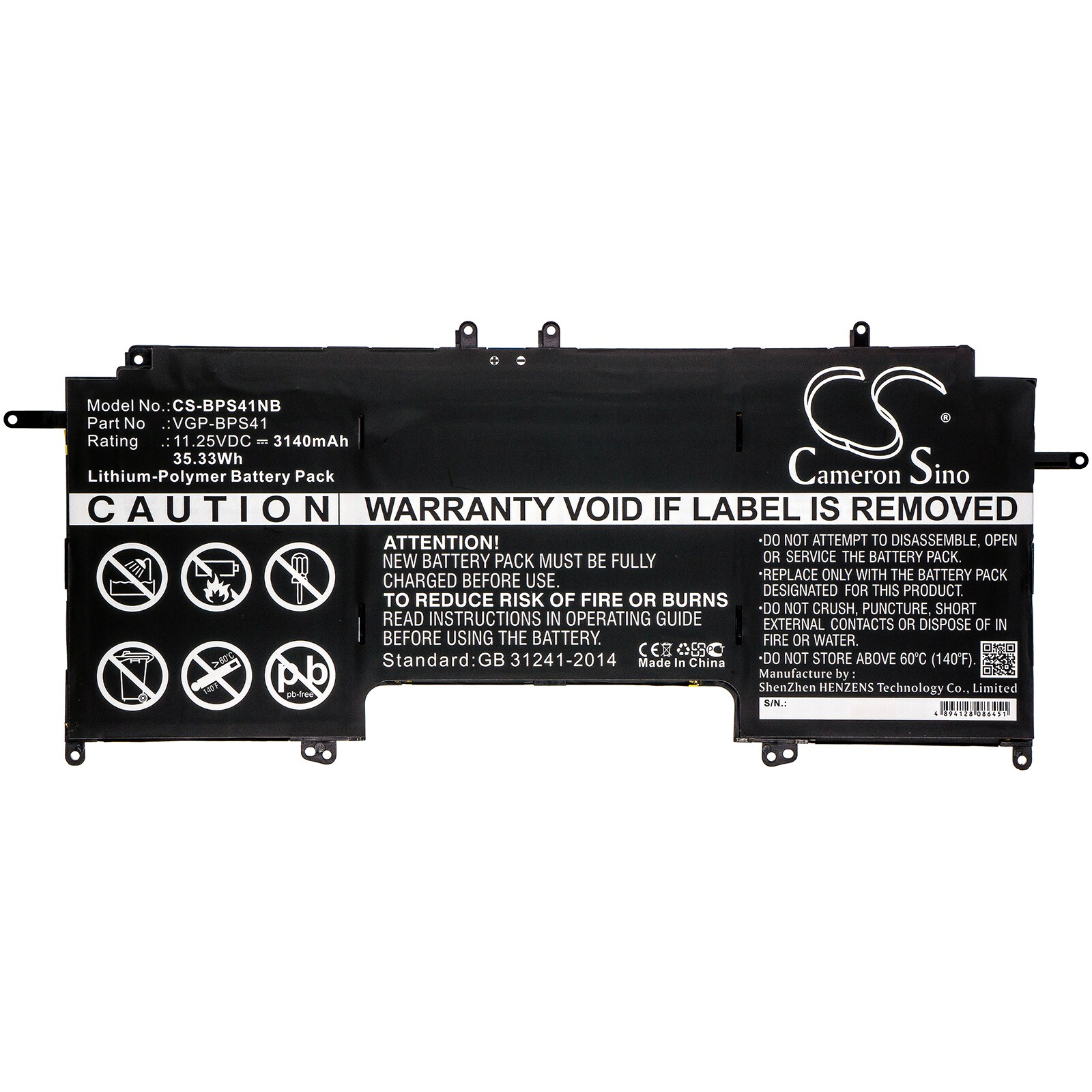 Batteri till Notebook, Bärbar dator för Sony VAIO Fit 13A, SVF13N27PW/B, SVF13N17PW/B m.fl.