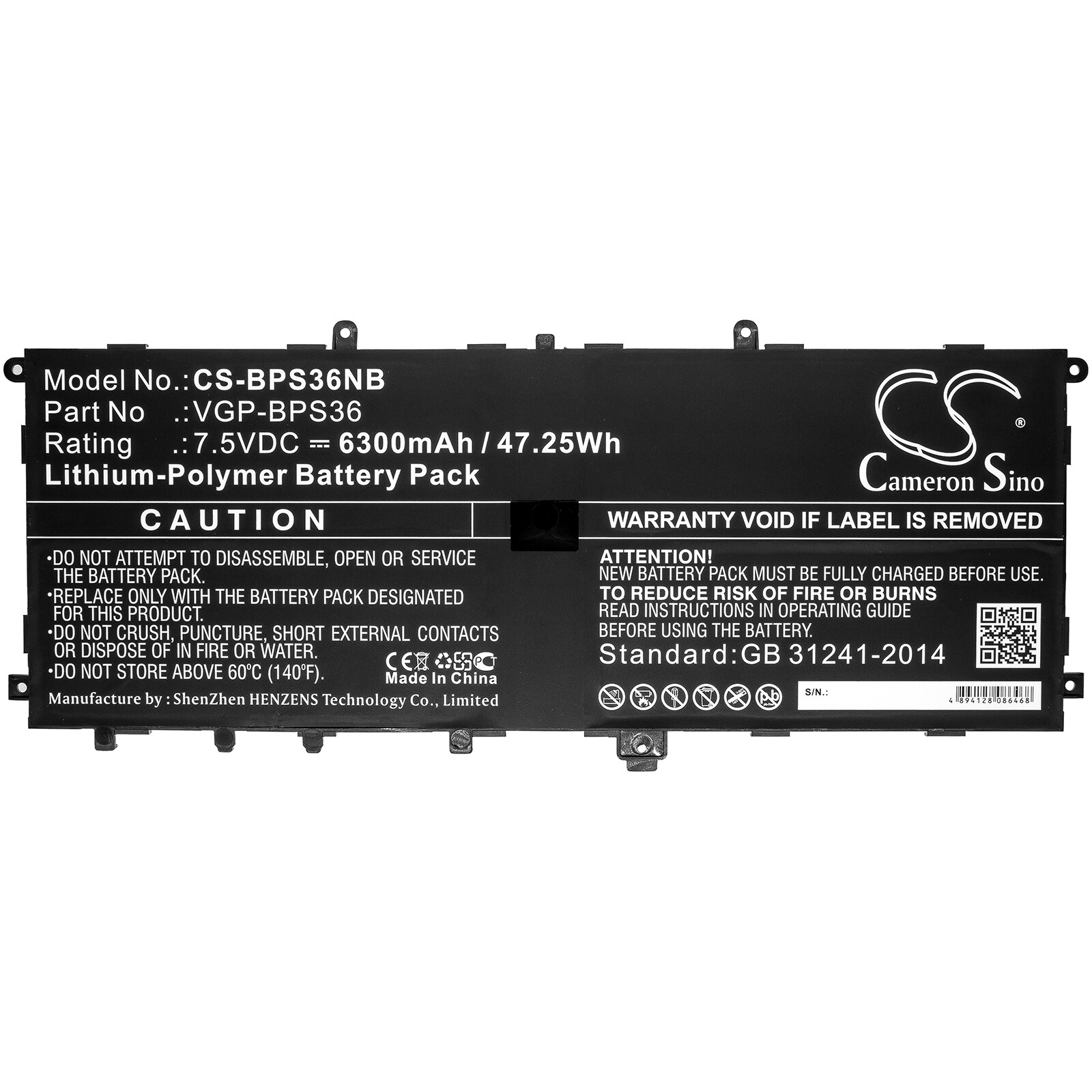 Batteri till Notebook, Bärbar dator för Sony VAIO Duo 13, SVD1322ZPWR, SVP1321ZPWR m.fl.