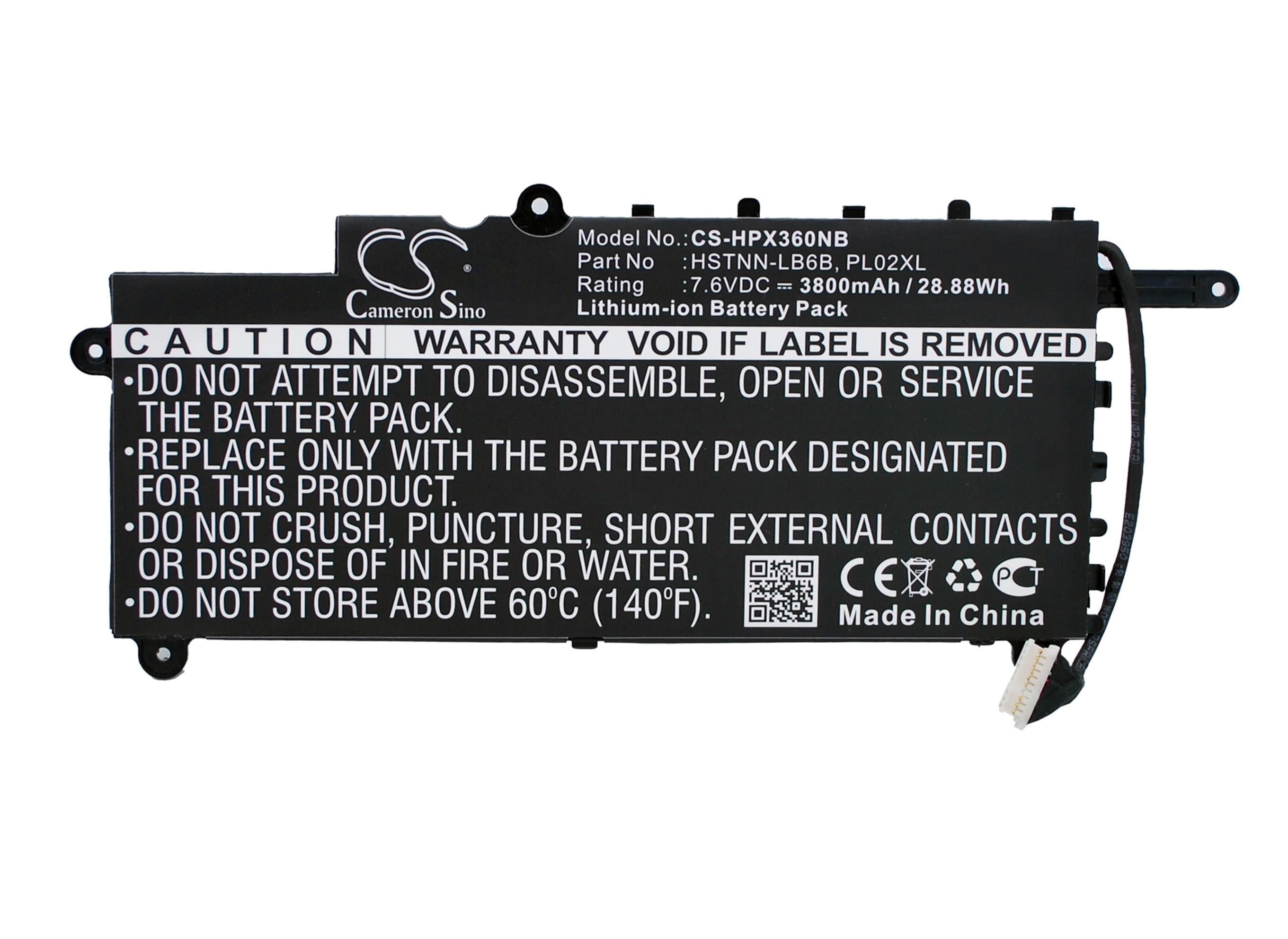 Batteri till Notebook, Bärbar dator för HP Pavilion 11 X360, Pavilion 11-N000 m.fl.