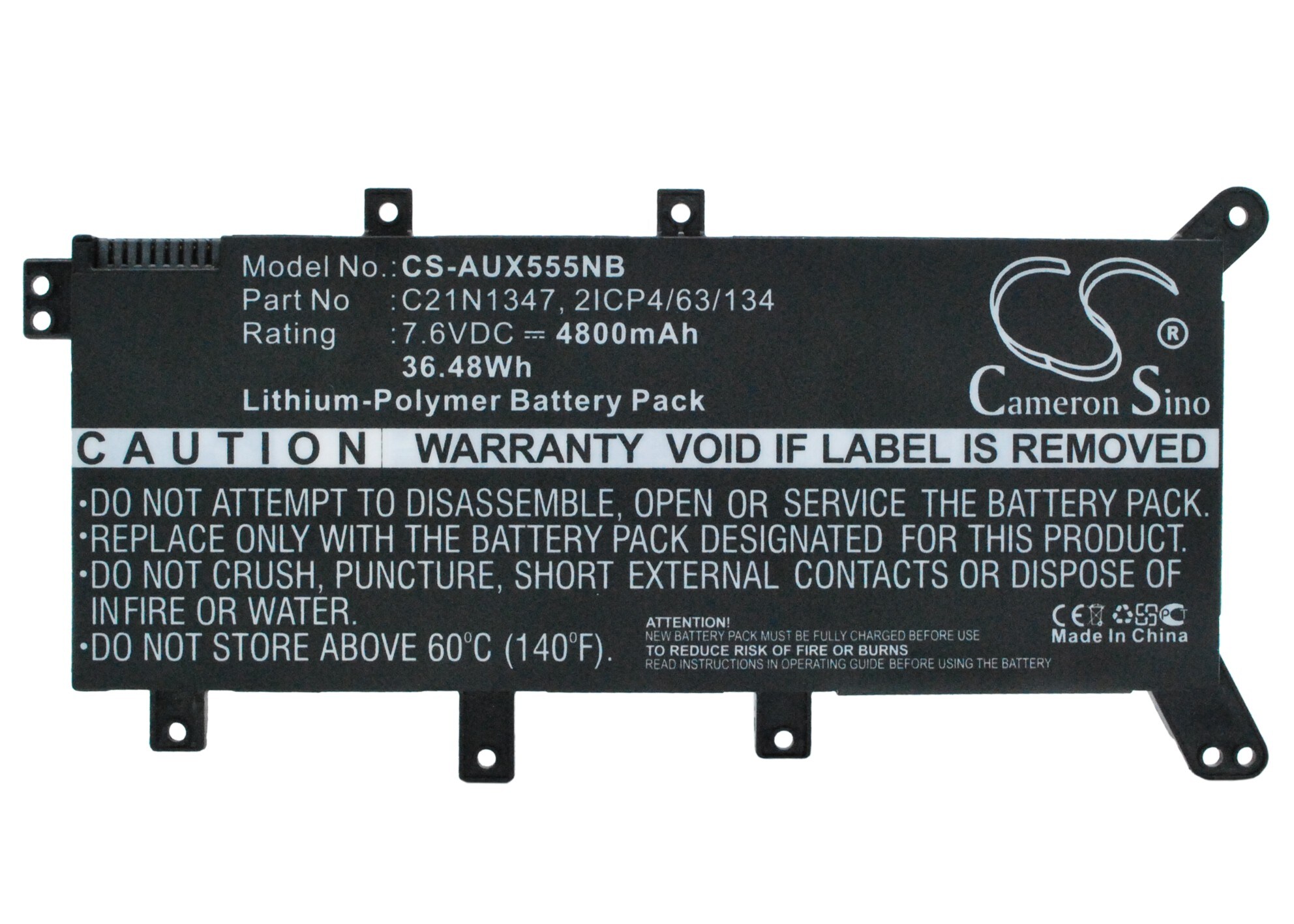 Batteri till Notebook, Bärbar dator för Asus X555, X555LD, X555LA m.fl.