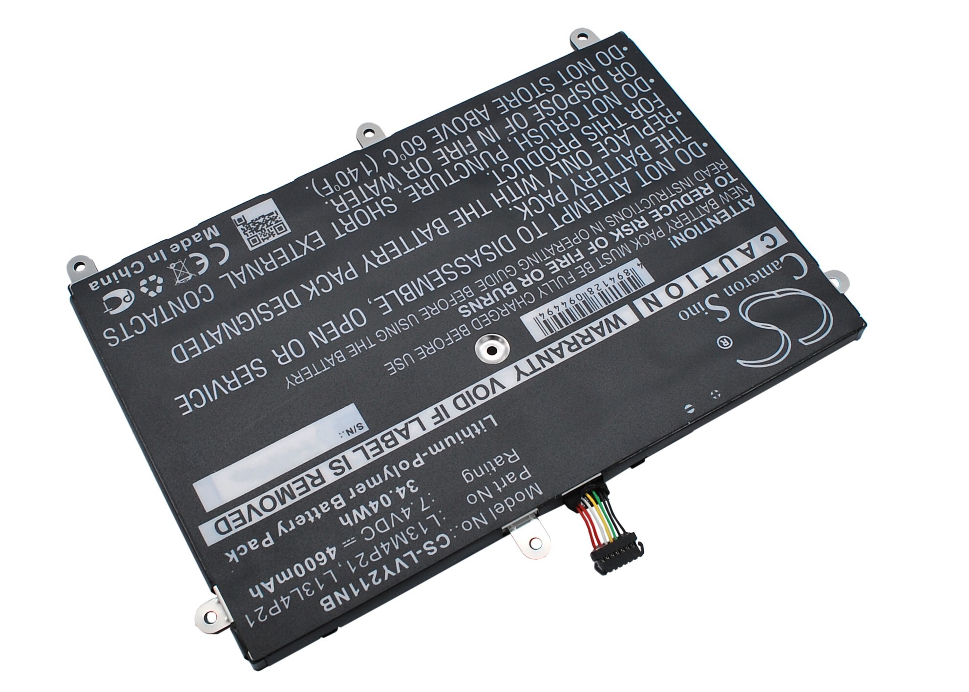 Batteri till Notebook, Bärbar dator för Lenovo Yoga 2 11, Yoga 2 11 11.6" m.fl.