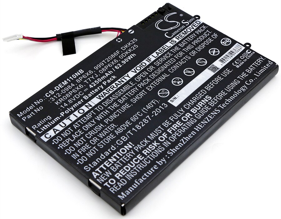 Batteri till Notebook, Bärbar dator för DELL Alienware M11x, Alienware M11xR2 m.fl.