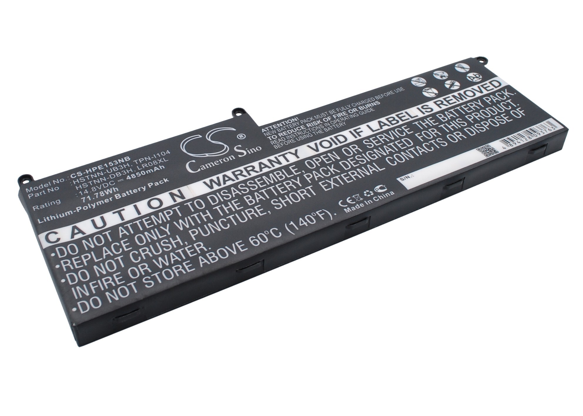 Batteri till Notebook, Bärbar dator för HP Envy 15-3000, Envy 15-3100, Envy 15-3200 m.fl.