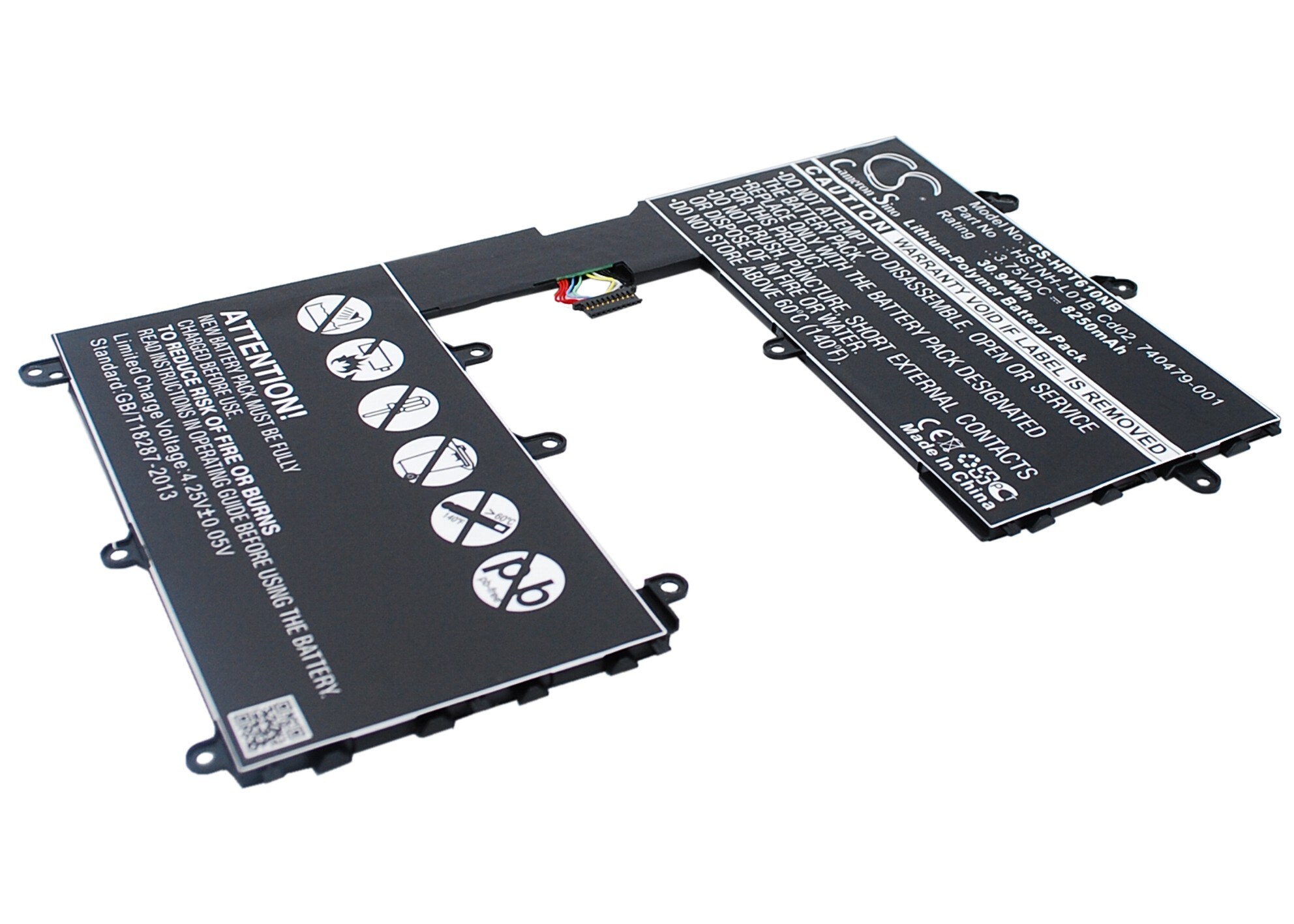 Batteri till Notebook, Bärbar dator för HP Omni 10, Pro Tablet 610, HSTNH-Q12C m.fl.