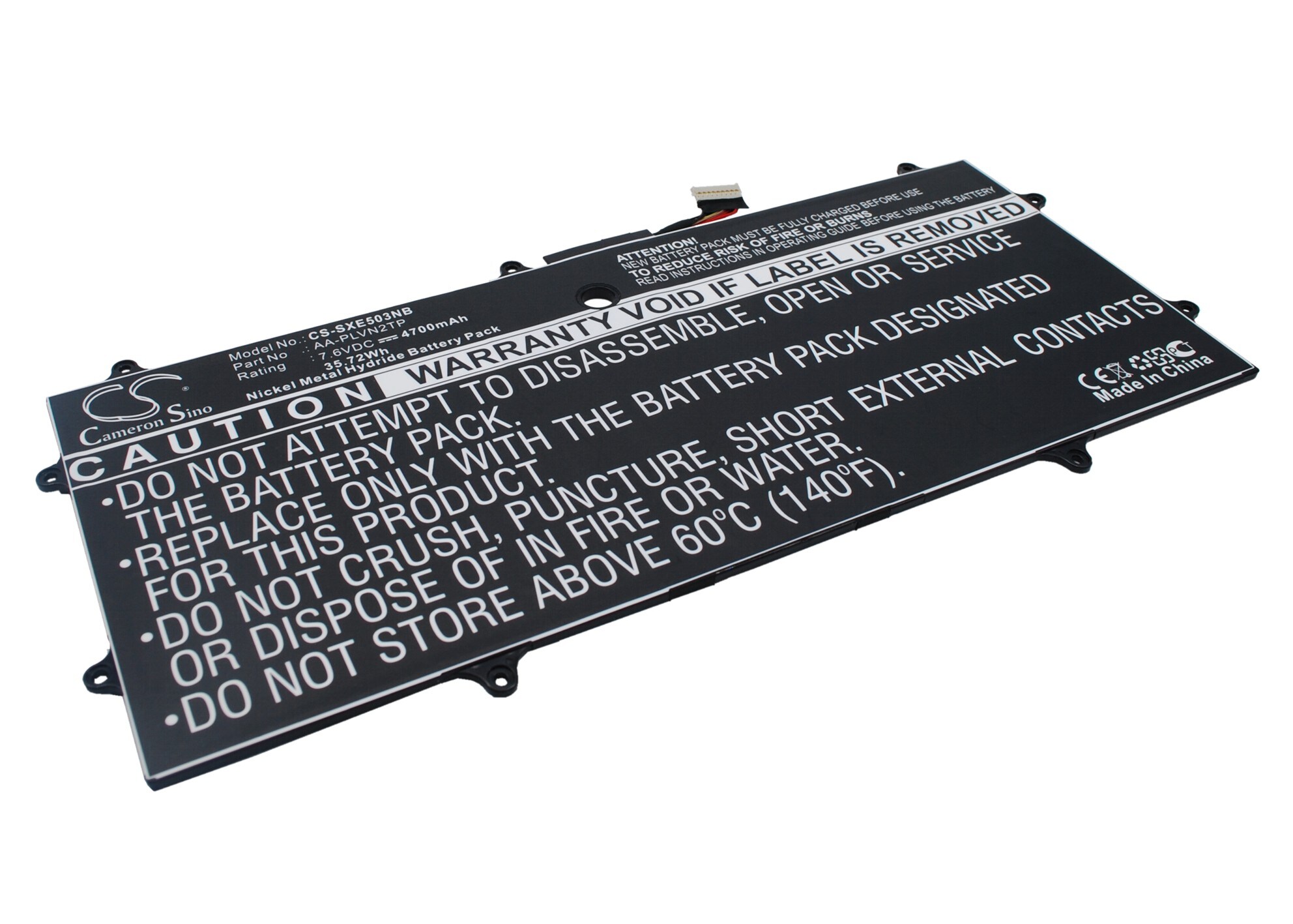 Batteri till Notebook, Bärbar dator för Samsung Chromebook 2 13.3", XE503C32