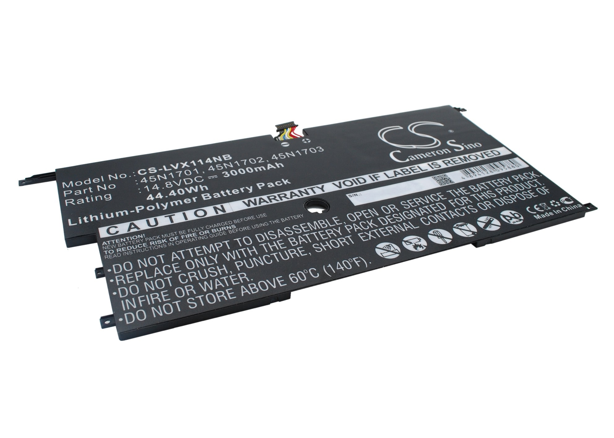 Batteri till Notebook, Bärbar dator för Lenovo ThinkPad X1 Carbon 14, 20A7, 20A8 m.fl.