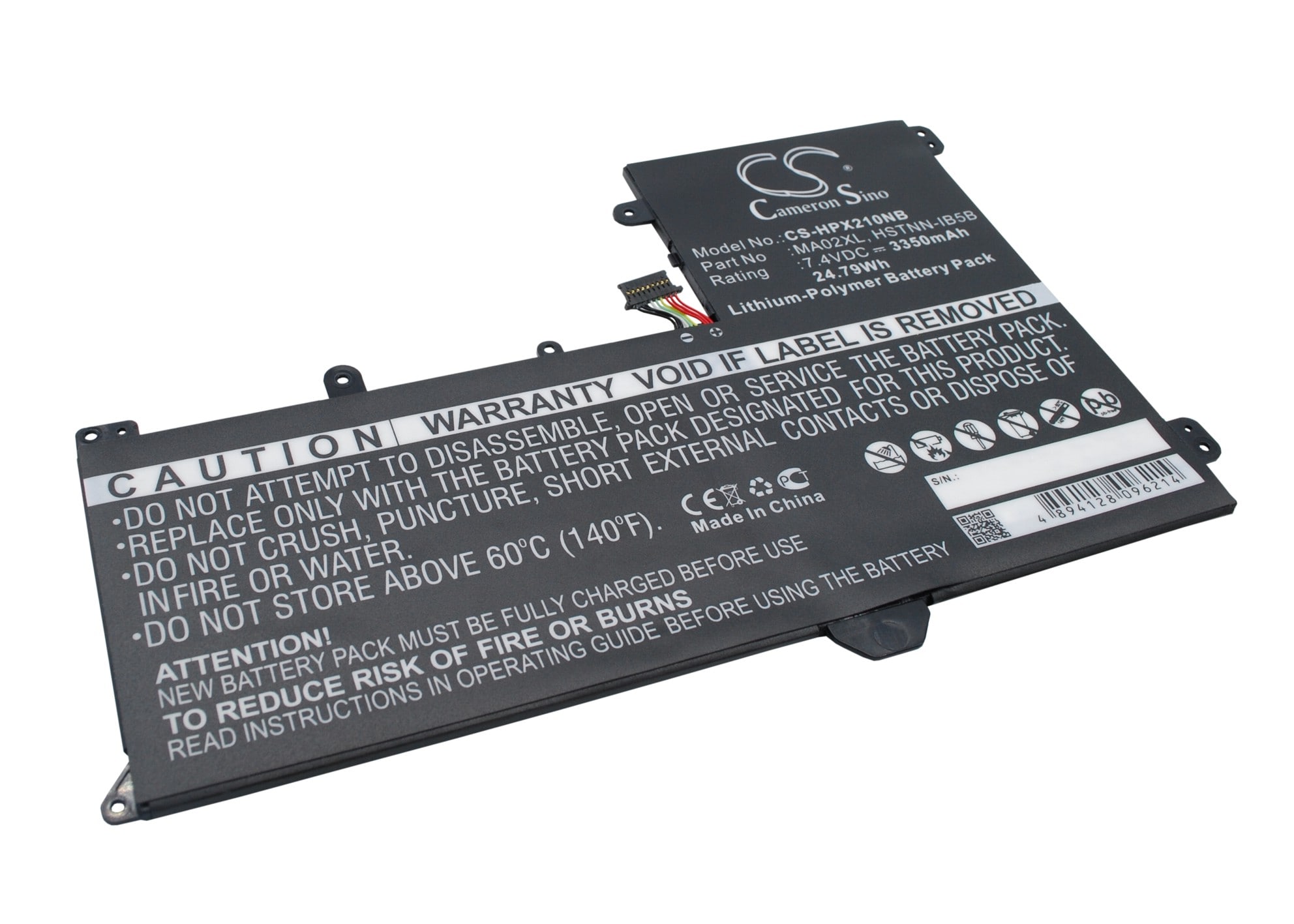 Batteri till Notebook, Bärbar dator för HP SlateBook 101, TPN-Q127 m.fl.