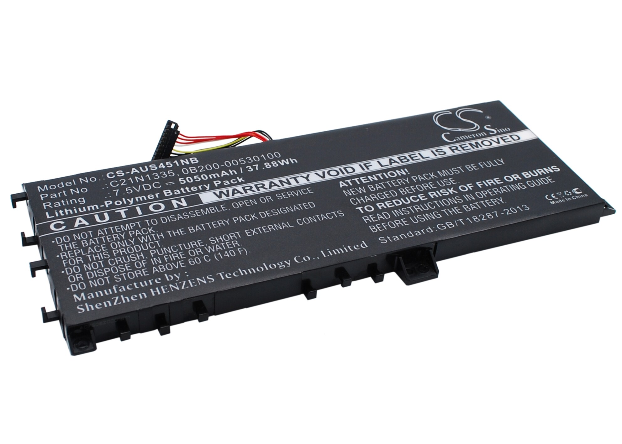 Batteri till Notebook, Bärbar dator för Asus VivoBook S451, VivoBook S451LA m.fl.
