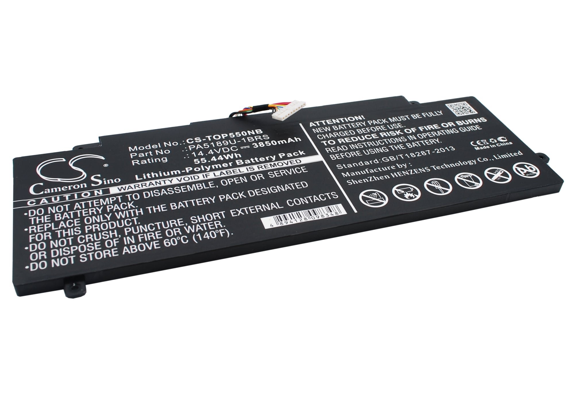Batteri till Notebook, Bärbar dator för Toshiba Satellite P55W-B m.fl.