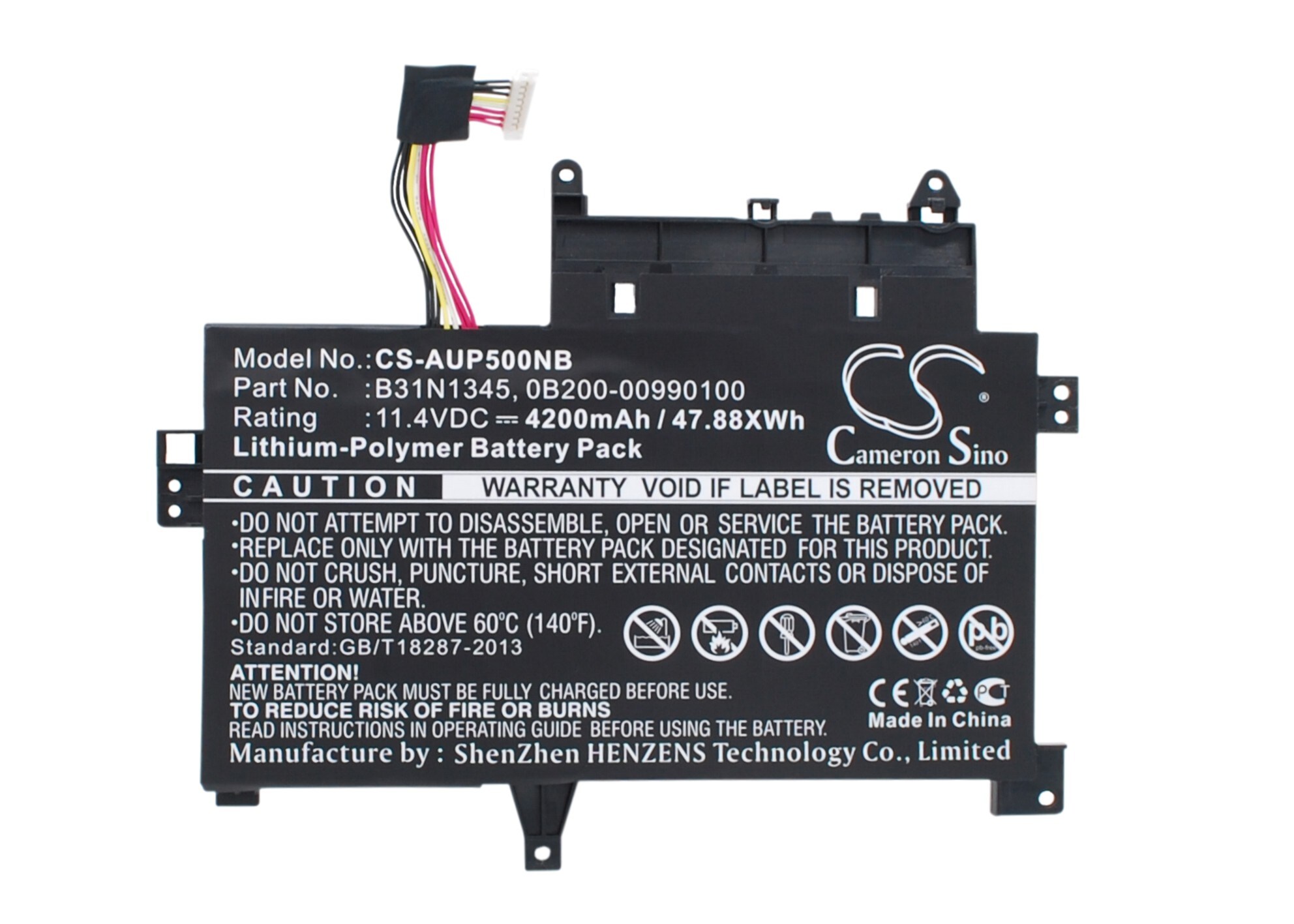 Batteri till Notebook, Bärbar dator för Asus Transformer Book Flip TP500LA m.fl.