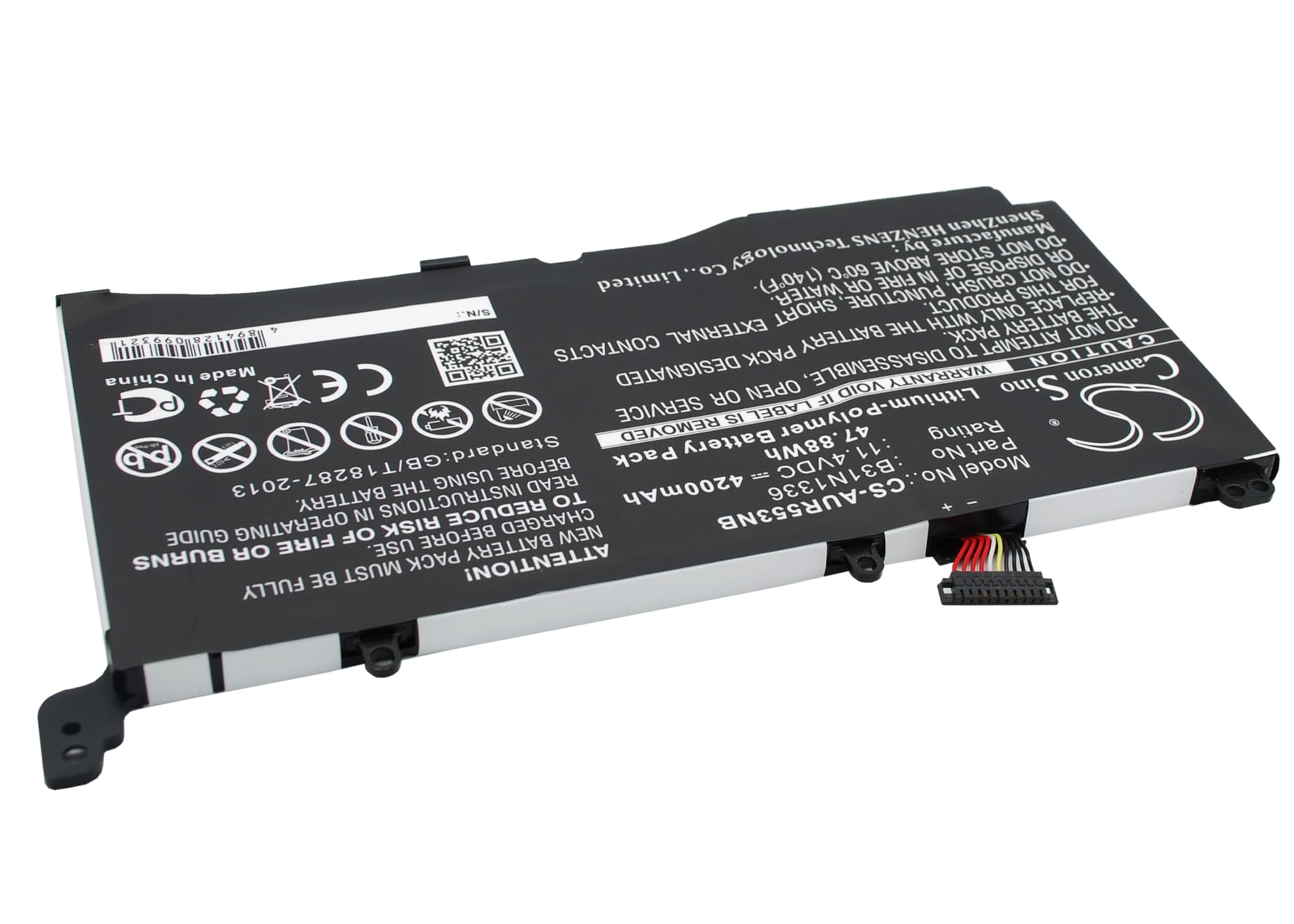Batteri till Notebook, Bärbar dator för Asus R553LN, R553LN-XO106H-BE, R553LF m.fl.