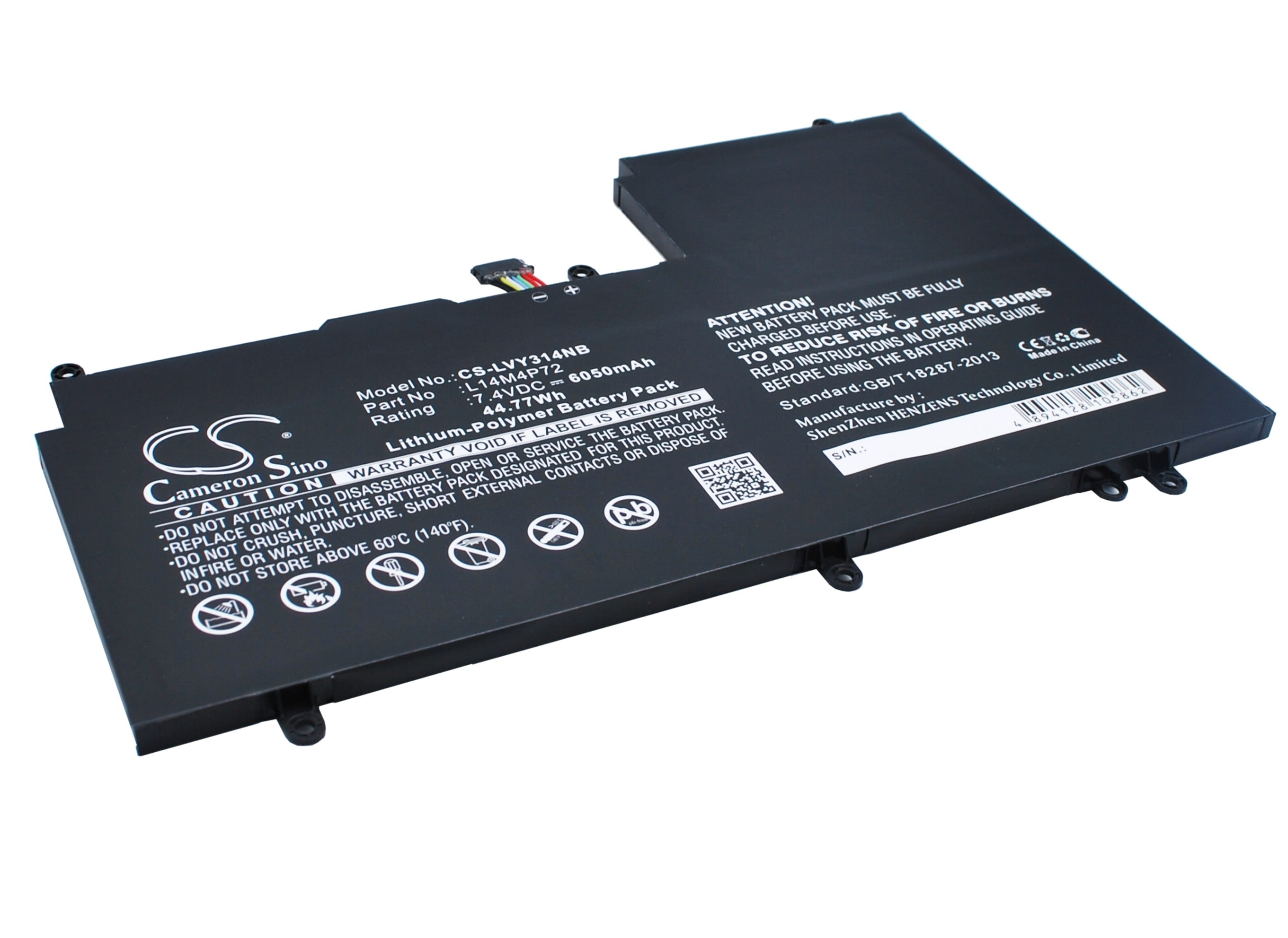 Batteri till Notebook, Bärbar dator för Lenovo Yoga 3 14, Yoga 700 14ISK, Yoga 3 1470 m.fl.