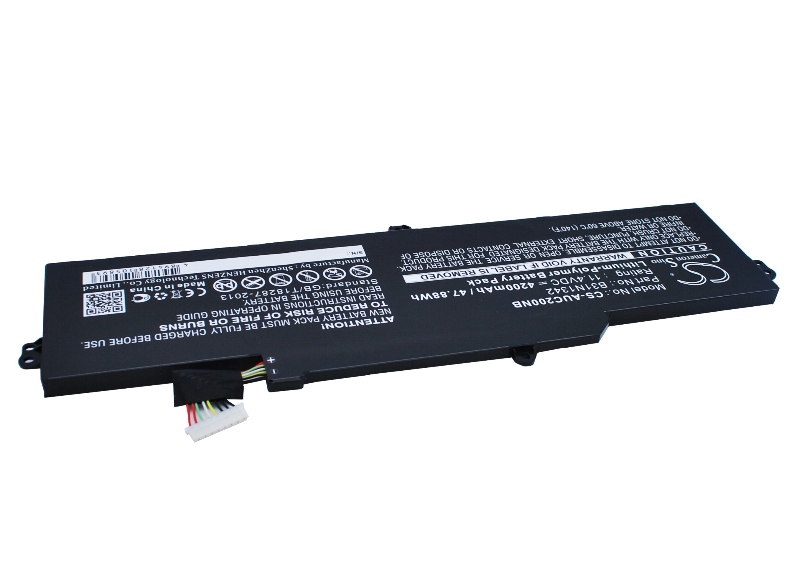Batteri till Notebook, Bärbar dator för Asus Chromebook C200, Chromebook C200M m.fl.
