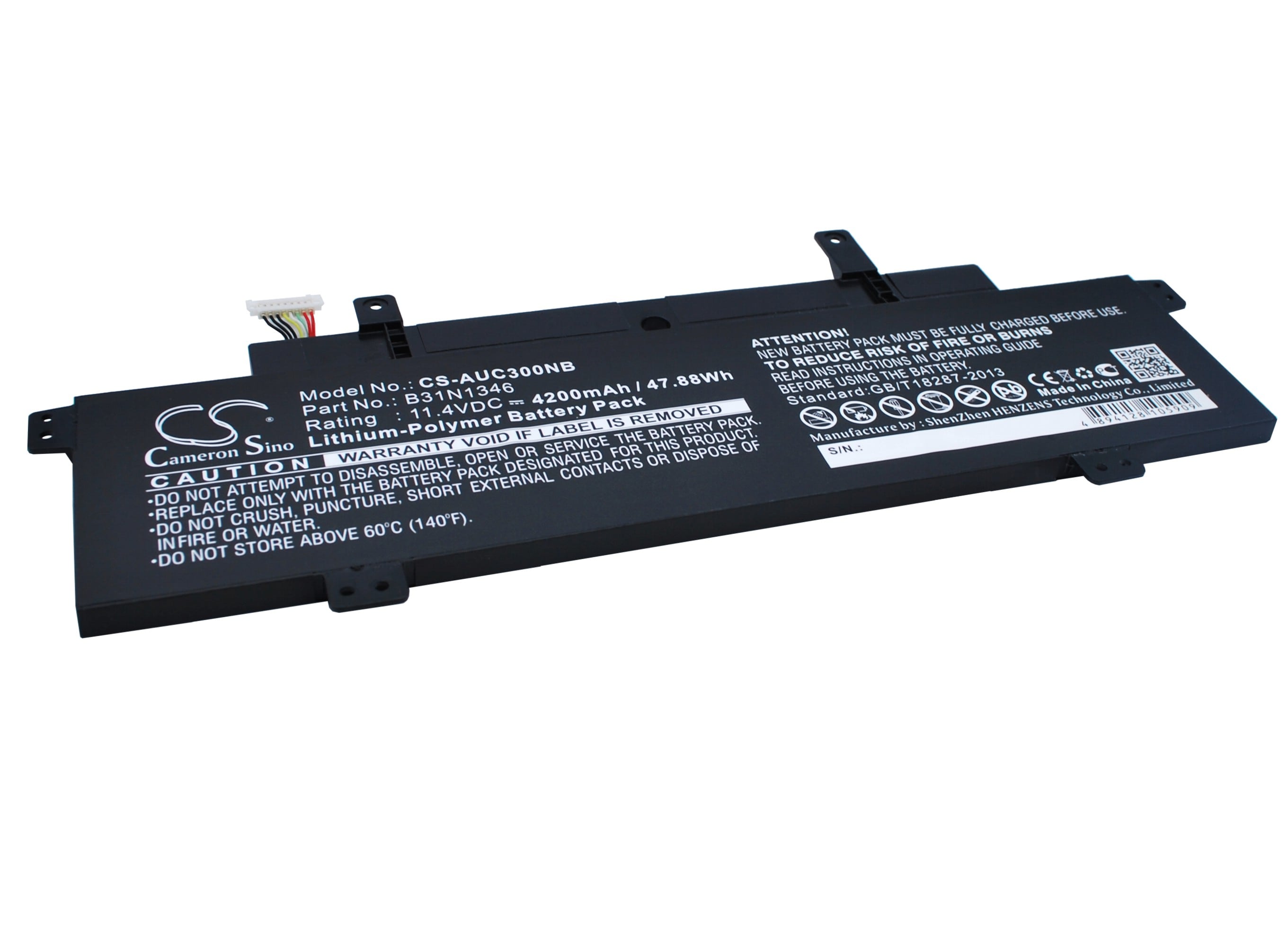 Batteri till Notebook, Bärbar dator för Asus Chromebook C300, Chromebook C300M m.fl.