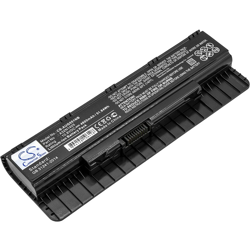 Batteri till Notebook, Bärbar dator för Asus G551, G551J, G551JK m.fl.