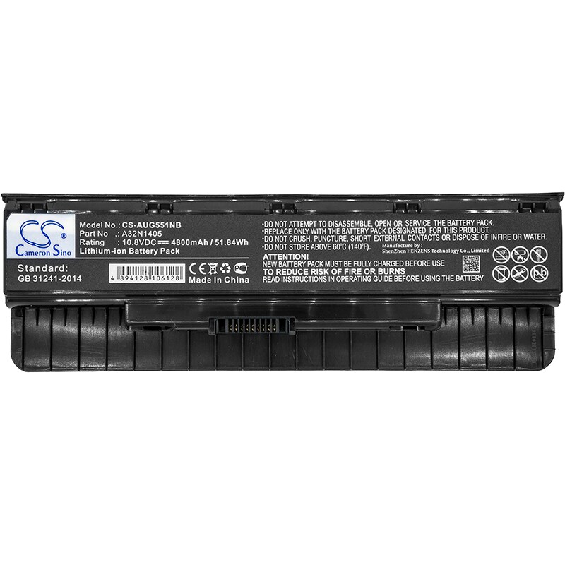 Batteri till Notebook, Bärbar dator för Asus G551, G551J, G551JK m.fl.