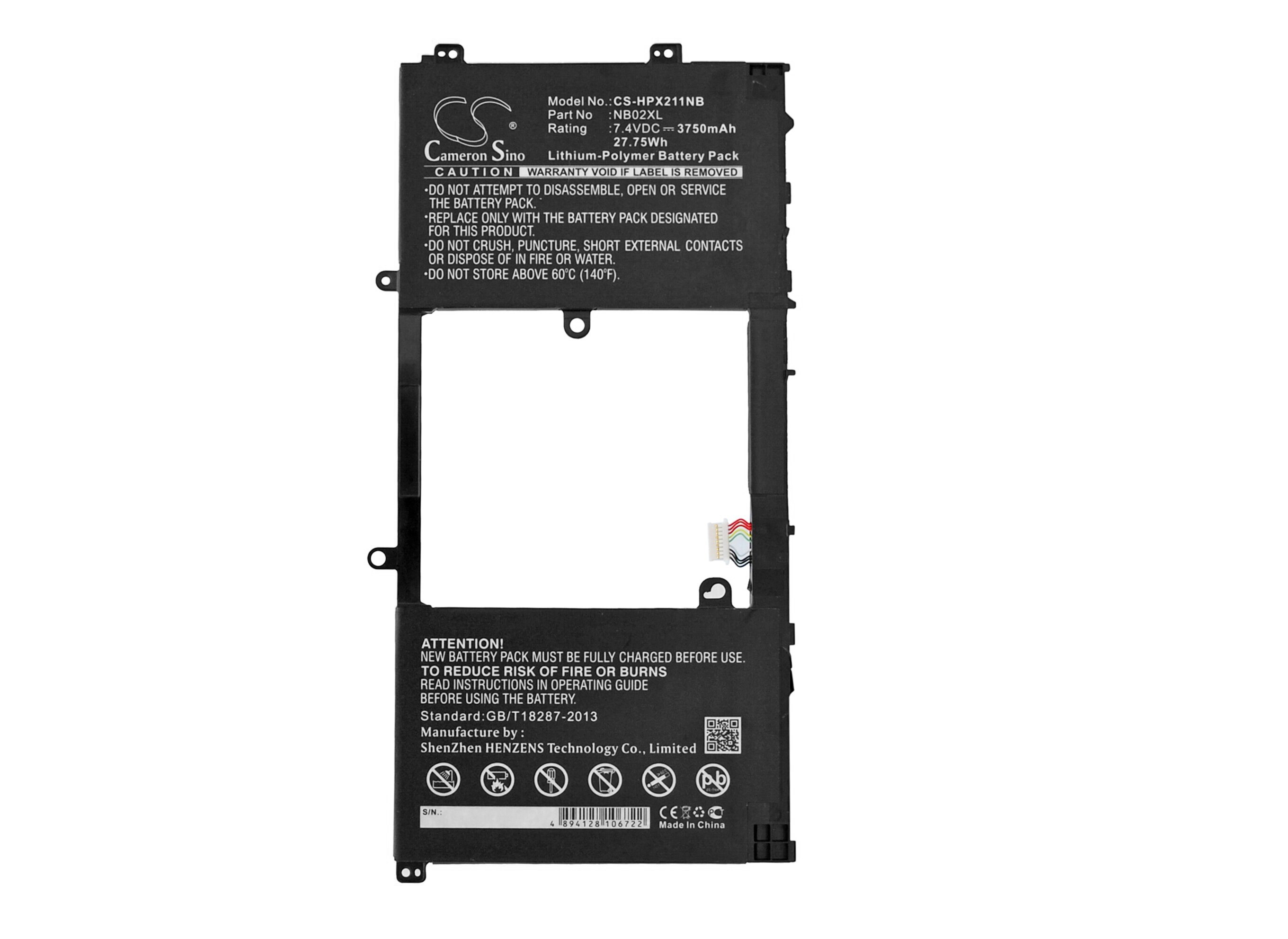 Batteri till Notebook, Bärbar dator för HP Pavilion x2, Pavilion 11.6" X2, 11-H010NR m.fl.
