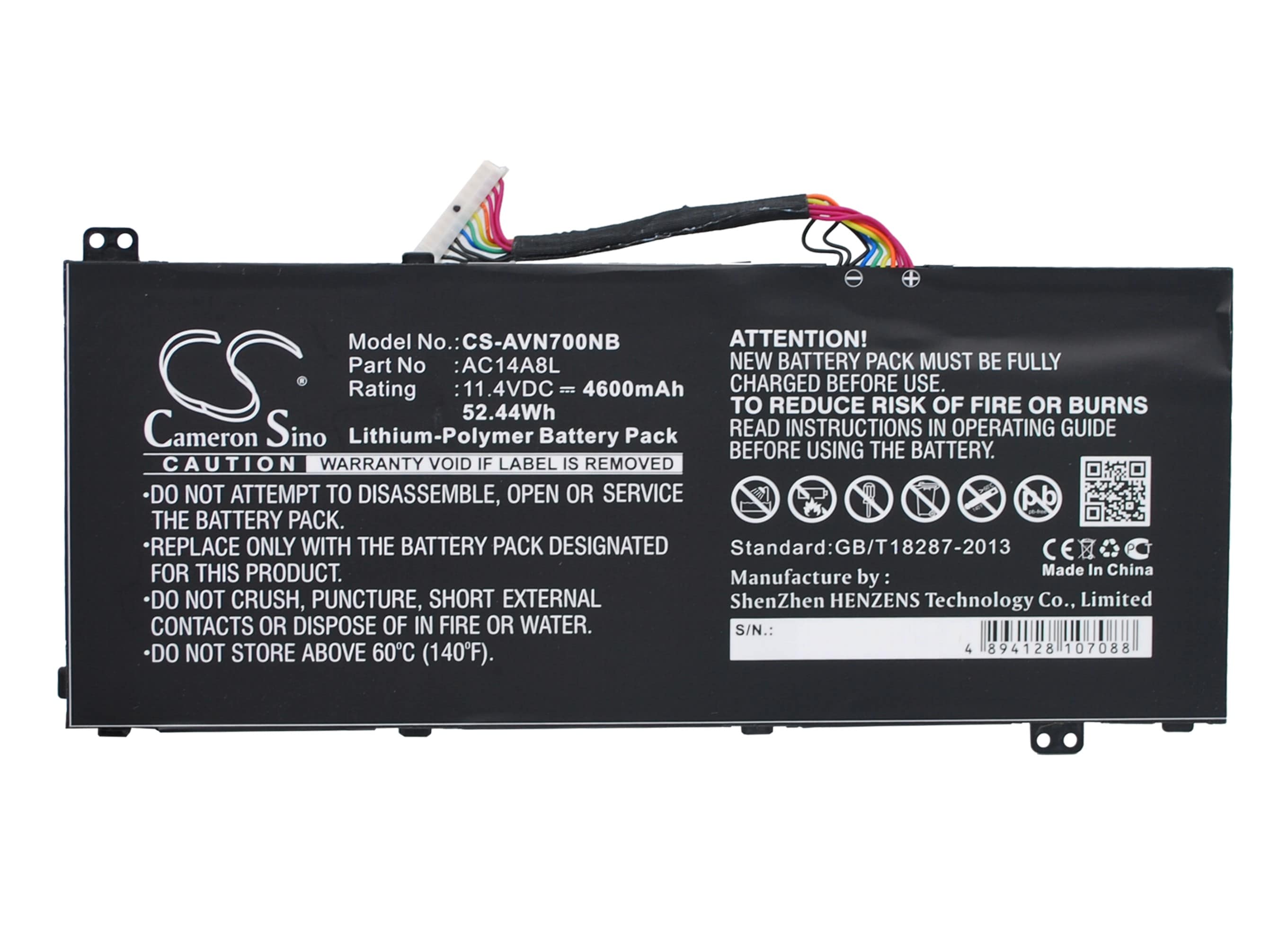 Batteri till Notebook, Bärbar dator för Acer Aspire VN7, Aspire VN7-571 m.fl.