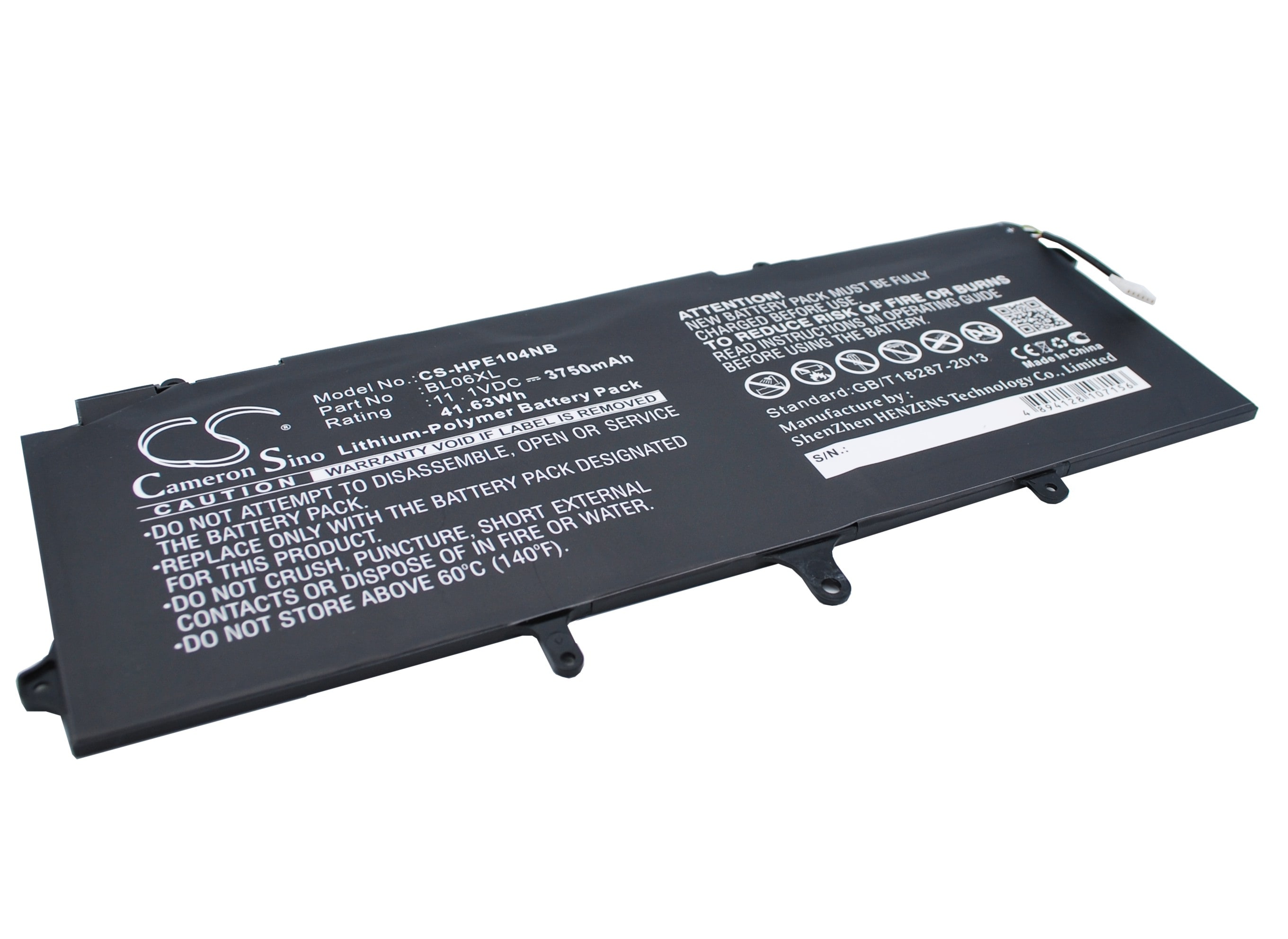 Batteri till Notebook, Bärbar dator för HP EliteBook 1040, EliteBook Folio 1040 G1 m.fl.