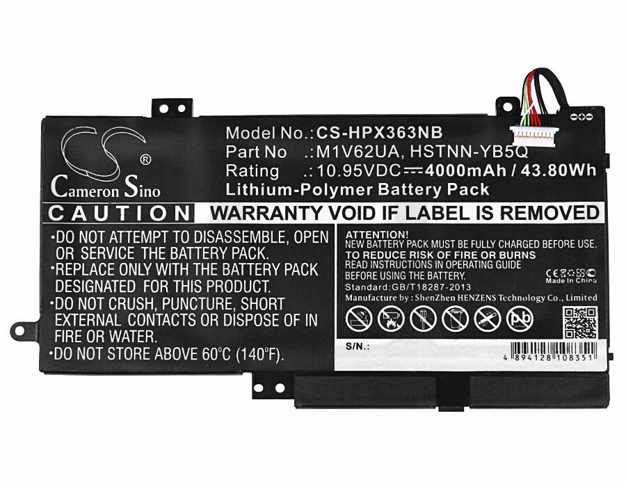 Batteri till Notebook, Bärbar dator för HP Envy X360, Pavilion X360, Pavilion X360 13 m.fl.