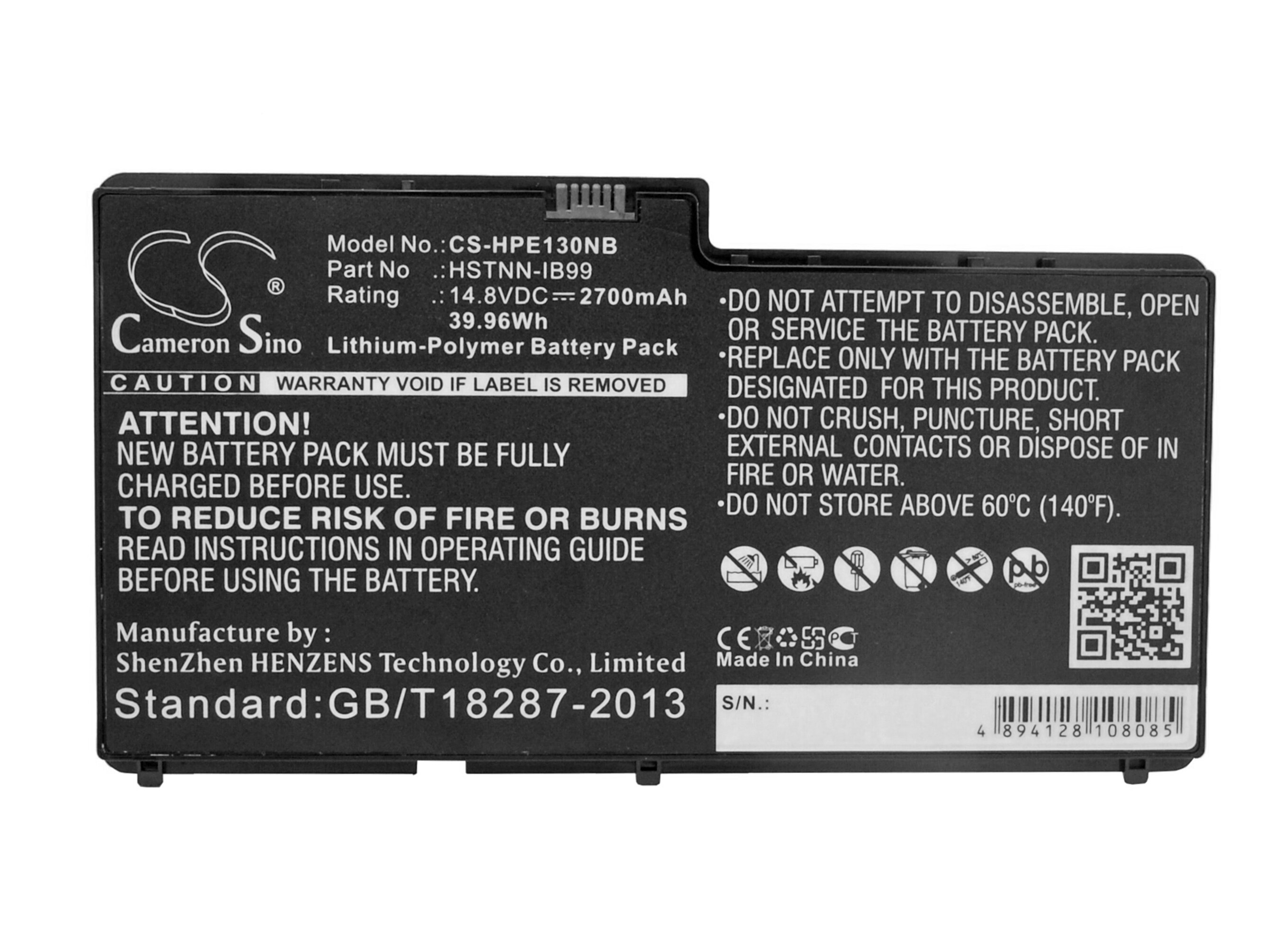 Batteri till Notebook, Bärbar dator för HP Envy 13, Envy 13-1000, Envy 13-1001TX m.fl.