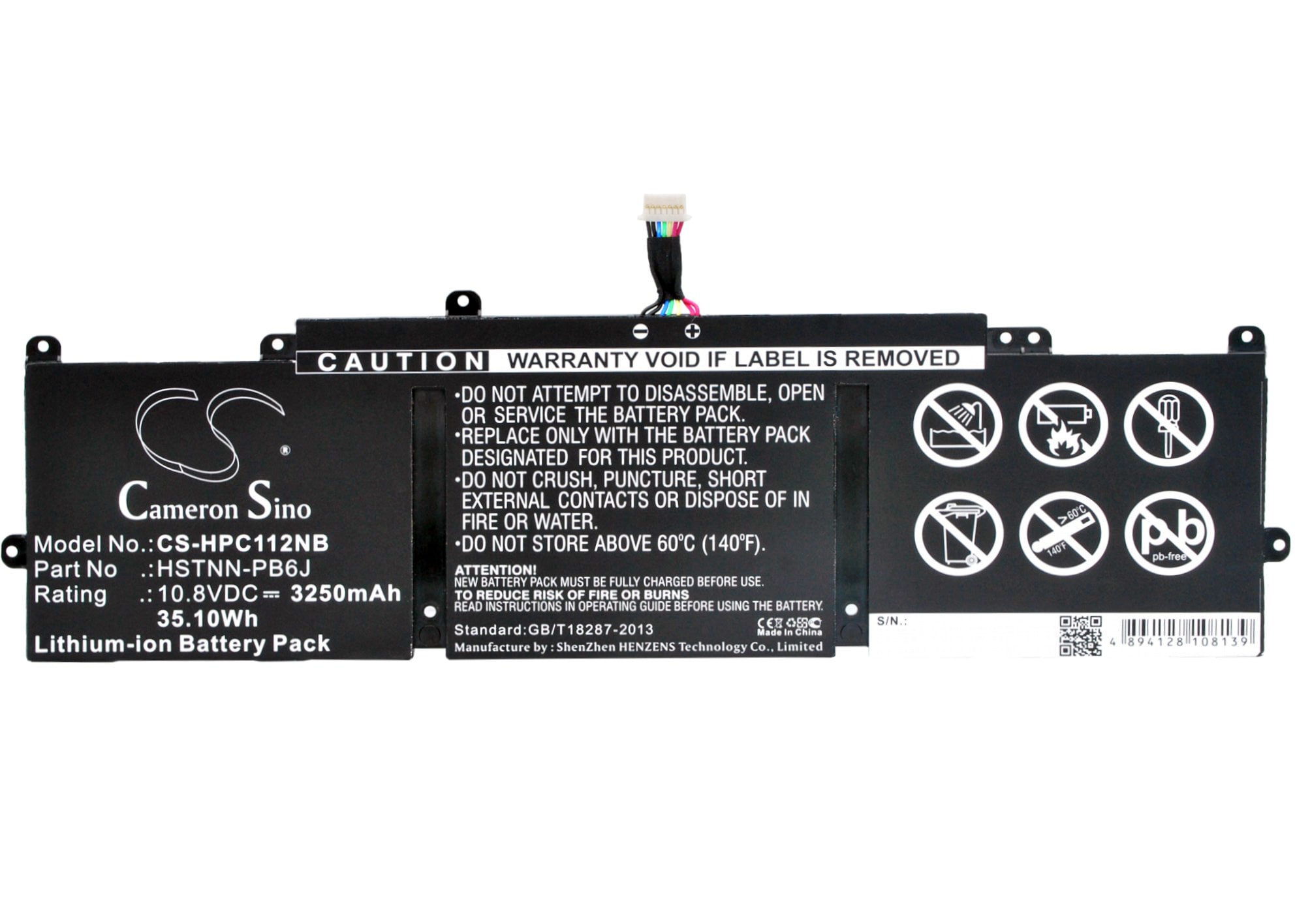 Batteri till Notebook, Bärbar dator för HP Chromebook 11-2101tu, Chromebook 11-2110nr m.fl.