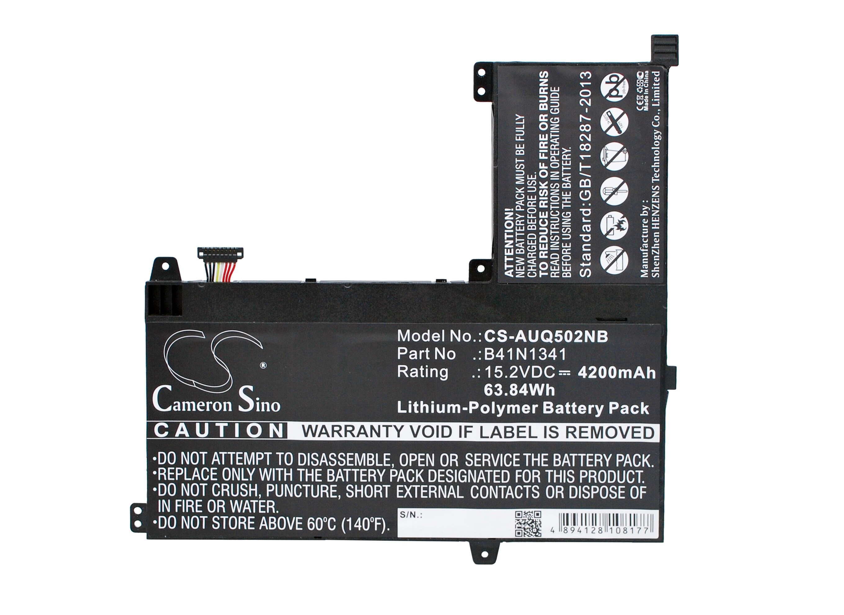 Batteri till Notebook, Bärbar dator för Asus Q502L, Q502LA, Q502LA-BBI5T12 m.fl.