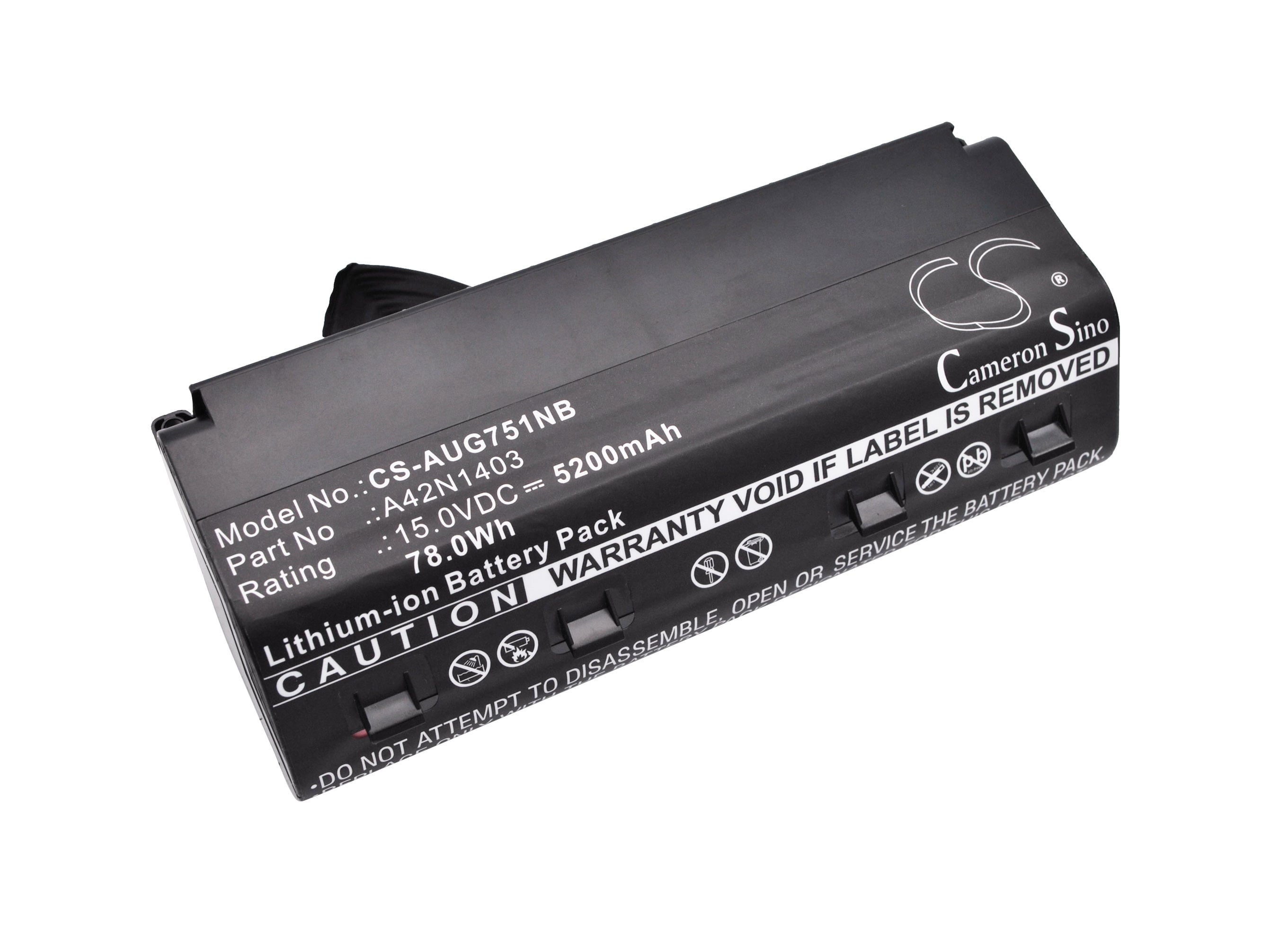 Batteri till Notebook, Bärbar dator för Asus G751J, G751JM, ROG GFX71JY m.fl.