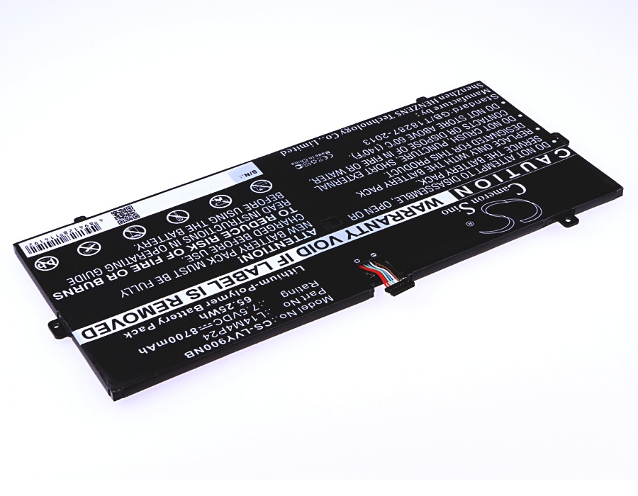 Batteri till Notebook, Bärbar dator för Lenovo Yoga 900, Yoga 4 Pro, YOGA900 m.fl.