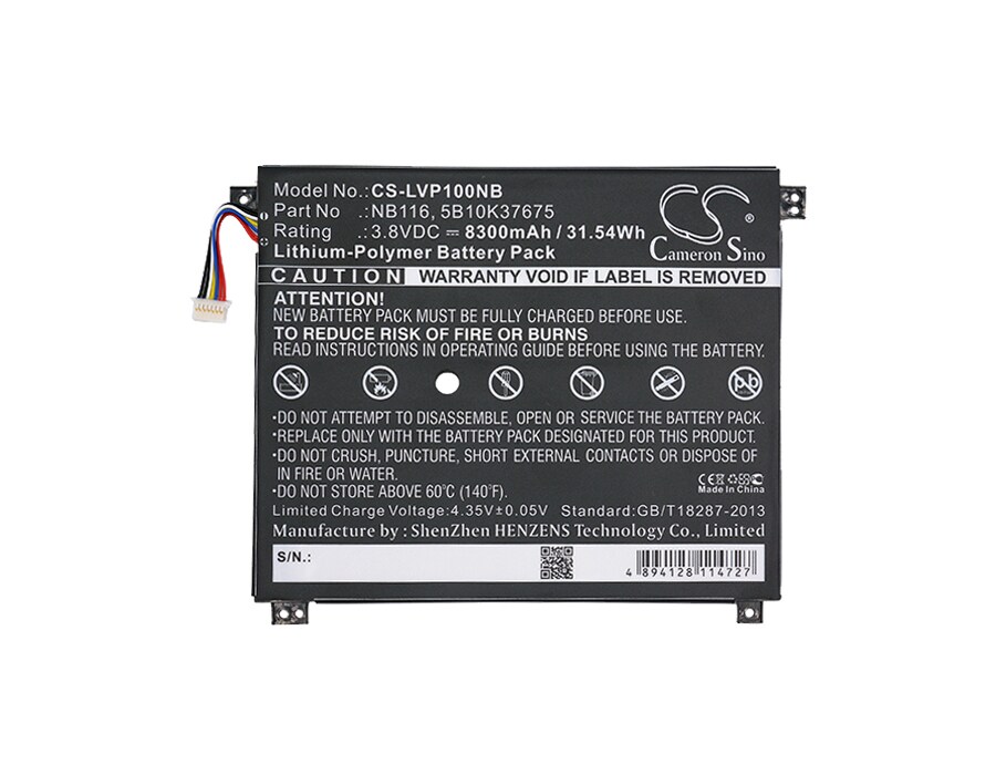 Batteri till Notebook, Bärbar dator för Lenovo IdeaPad 100S, IdeaPad 100S-11IBY 80R2 m.fl.