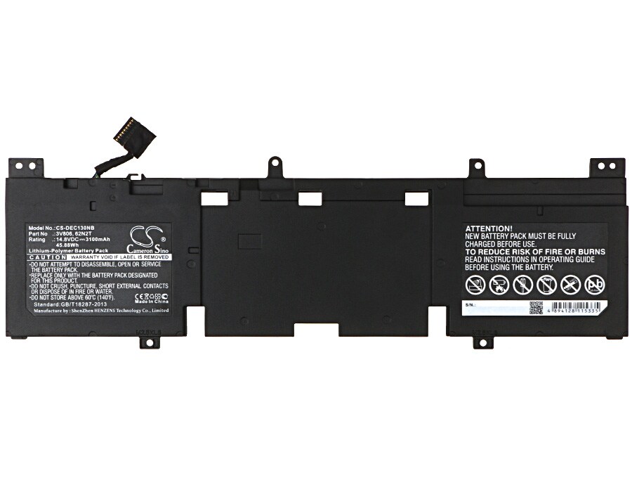 Batteri till Notebook, Bärbar dator för DELL Alienware ECHO 13, Alienware 13 m.fl.