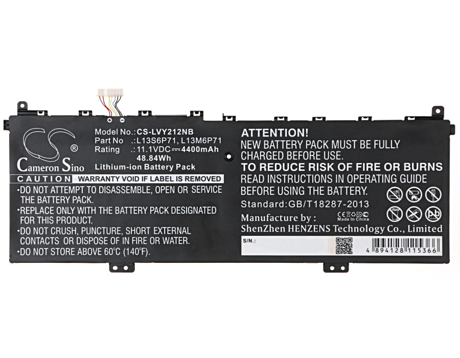 Batteri till Notebook, Bärbar dator för Lenovo Yoga 2 13
