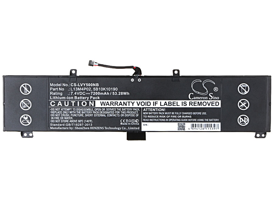Batteri till Notebook, Bärbar dator för Lenovo Erazer Y50, Y50-70, Y50-70AM-IFI m.fl.