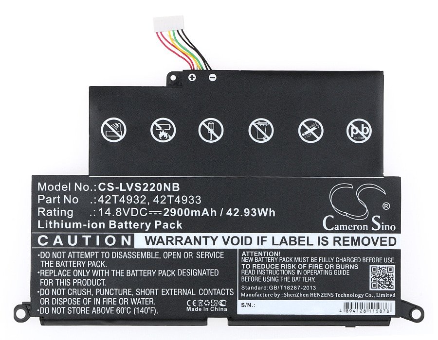 Batteri till Notebook, Bärbar dator för Lenovo Thinkpad Edge E220s