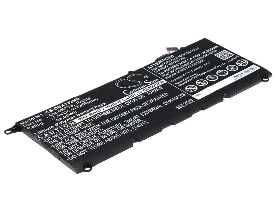 Batteri till Notebook, Bärbar dator för DELL XPS 13 9343, XPS 13-9343 m.fl.