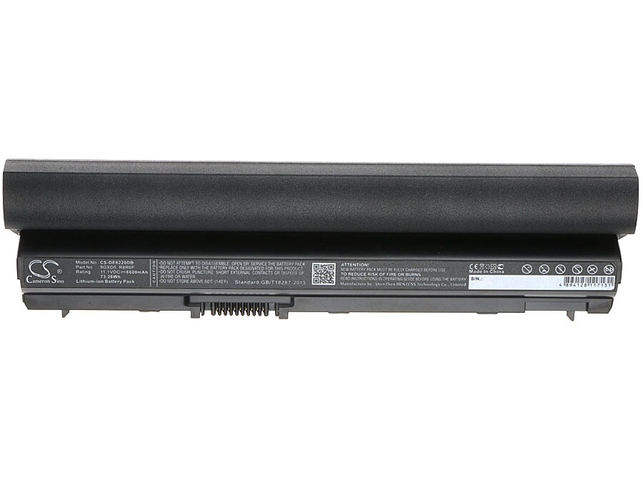 Batteri till Notebook, Bärbar dator för DELL Latitude E6120, Latitude E6220 m.fl.