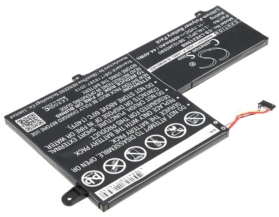 Batteri till Notebook, Bärbar dator för Lenovo Edge 2-1580, Edge 2-1580 80QF m.fl.