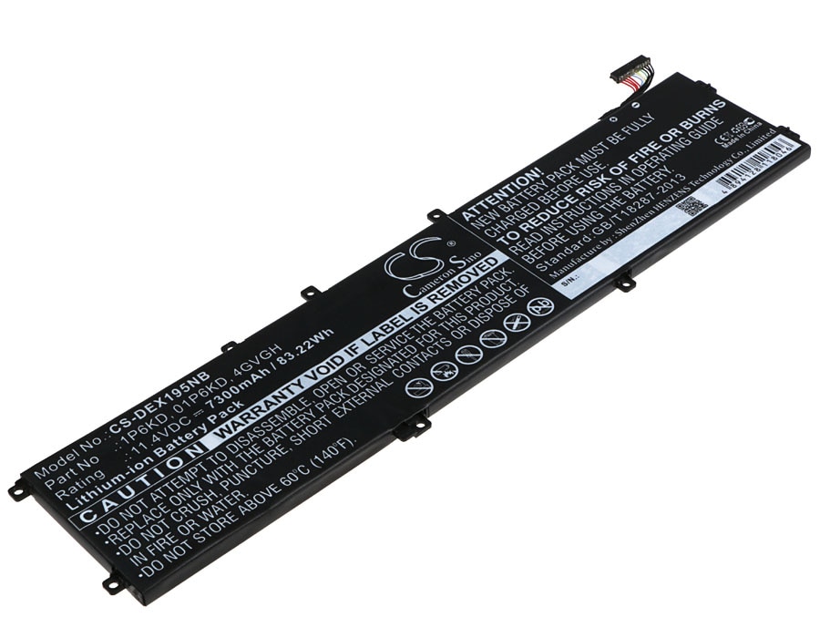 Batteri till Notebook, Bärbar dator för DELL XPS 15 9550, XPS 15 9530, Precision 5510 m.fl.