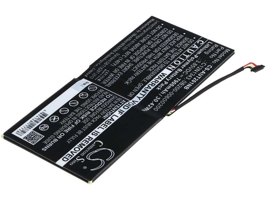 Batteri till Notebook, Bärbar dator för Asus Transformer Book TX201LAF, TX201